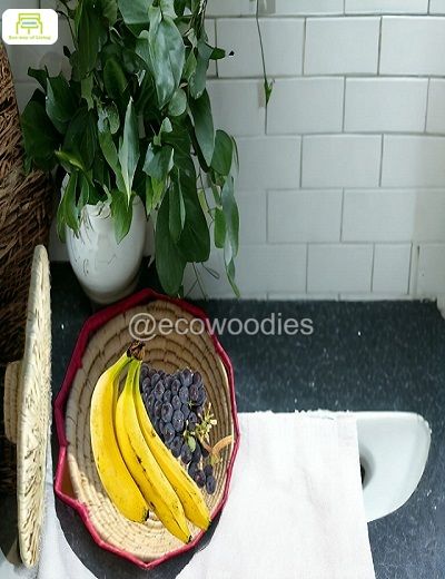 Picture of Handwoven Wicker Decor Basket 