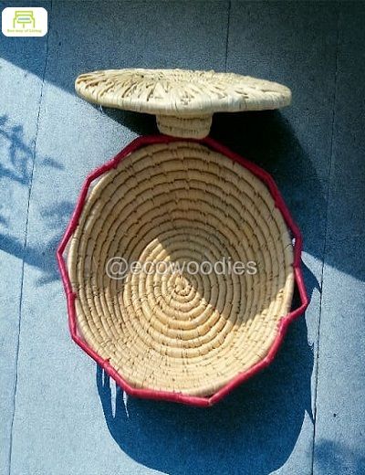 Picture of Handwoven Wicker Decor Basket 