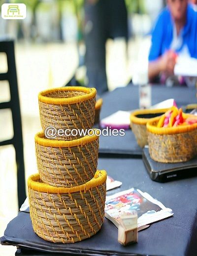 Picture of Home Decor Bamboo Basket