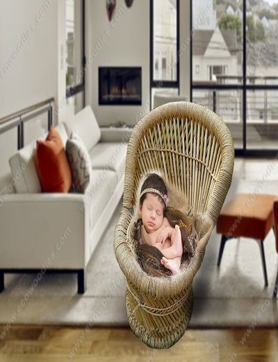 Picture of Handwoven Wicker Kids Chair