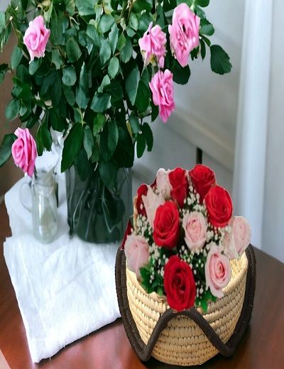 Picture of Table Top Decorative Flower/ Dry Fruit Basket