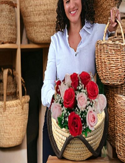 Picture of Table Top Decorative Flower/ Dry Fruit Basket