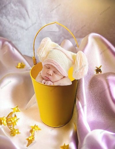 Picture of Newborn Photography Bucket Prop