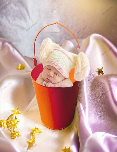 Picture of Baby Photoshoot Bucket Prop