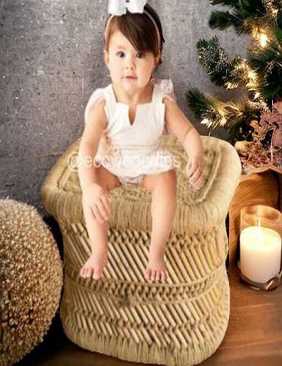 Picture of Newborn Photoshoot Ottoman