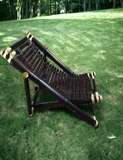 Picture of Bamboo Foldable Sun Lounger