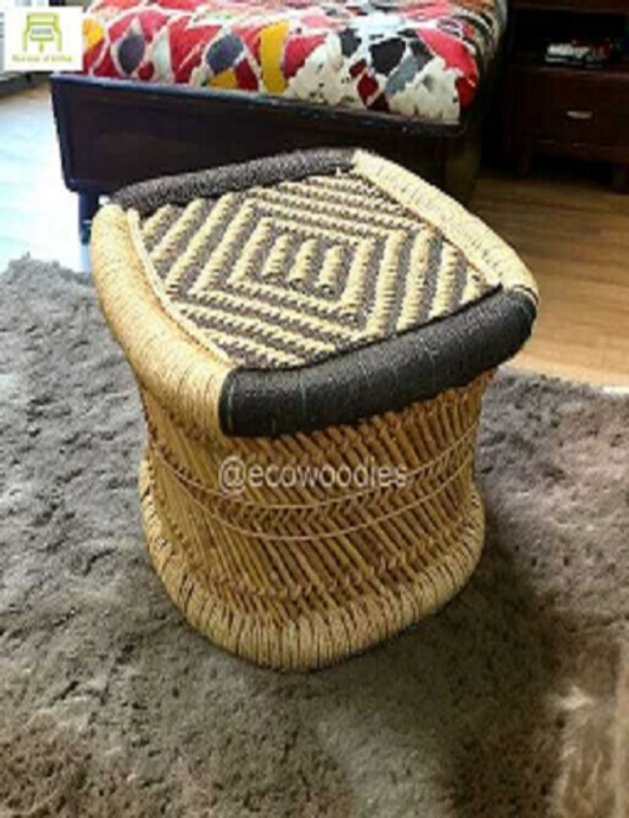 Picture of Wicker Small Ottoman  