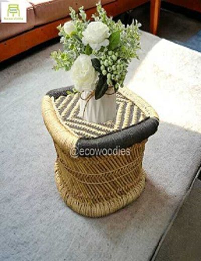 Picture of Wicker Small Ottoman  