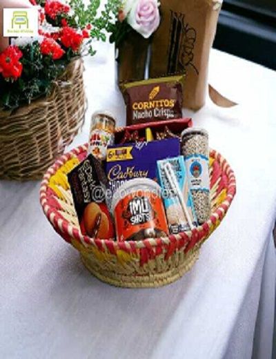 Picture of Handwoven Wicker Flower/ Dry Fruit Basket 