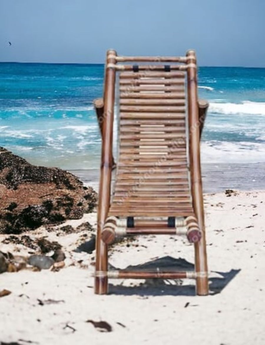 Picture of Bamboo Foldable Sun Bed