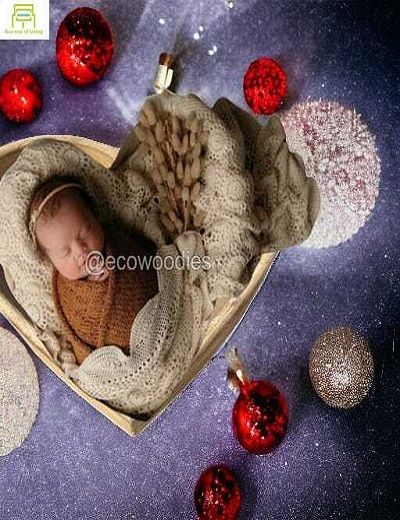 Picture of Newborn Photography Heart Shape Wooden Props