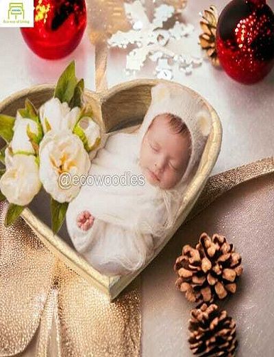 Picture of Newborn Photography Heart Shape Wooden Props