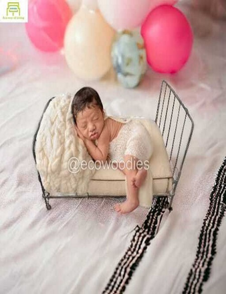 Picture of Newborn Metal Steel Dainty Iron Bed Newborn Photography Bed  