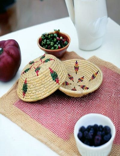 Picture of Wicker Wall Hanging Baskets