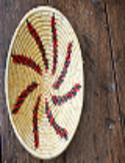 Picture of Handmade Wicker Wall Decor Set of  3 Baskets