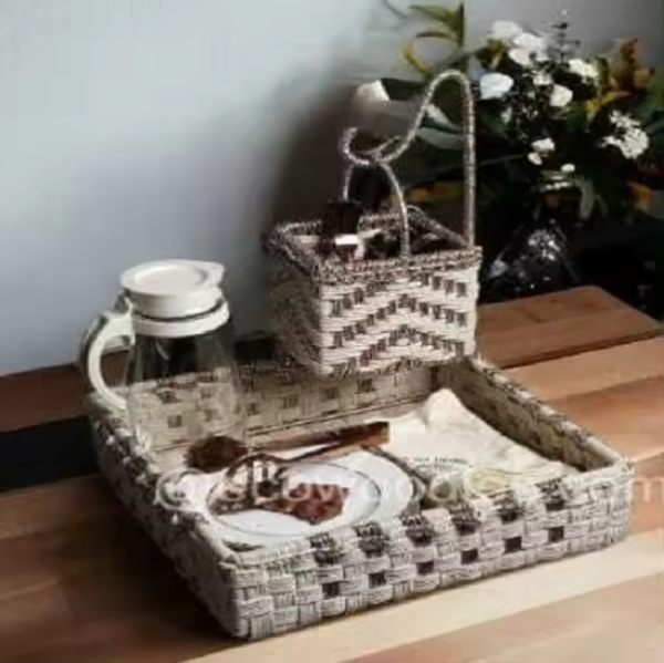 Go Green with Glamour: Elevate Your Dining Experience with Bamboo Handmade Trays!