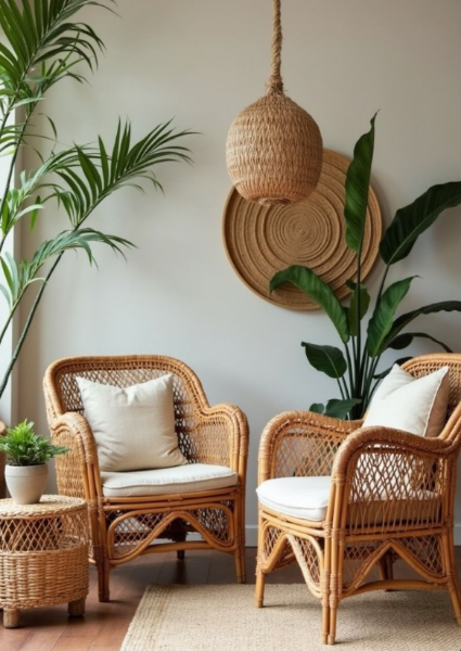 Interior Design Trends for 2025: 10 Essential Bamboo and Rattan Furniture Items to Revolutionize Your House